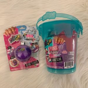 Lots : Slime 3 Pounds Giant And Slime Shaker New